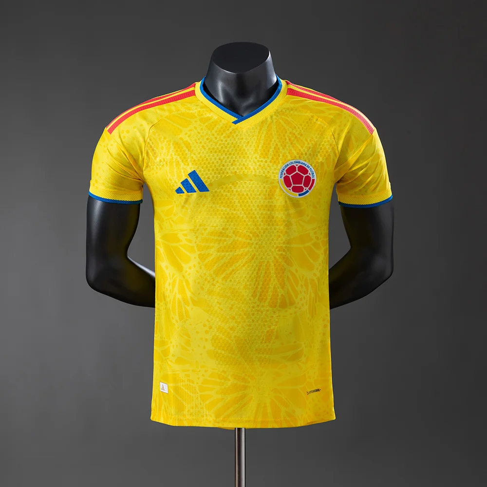 Colombia 2026 Home Player Version Jersey S-3XL