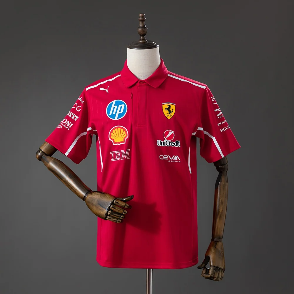 PUMA Scuderia Ferrari F1 2025 Red Polo Shirt S-3xl