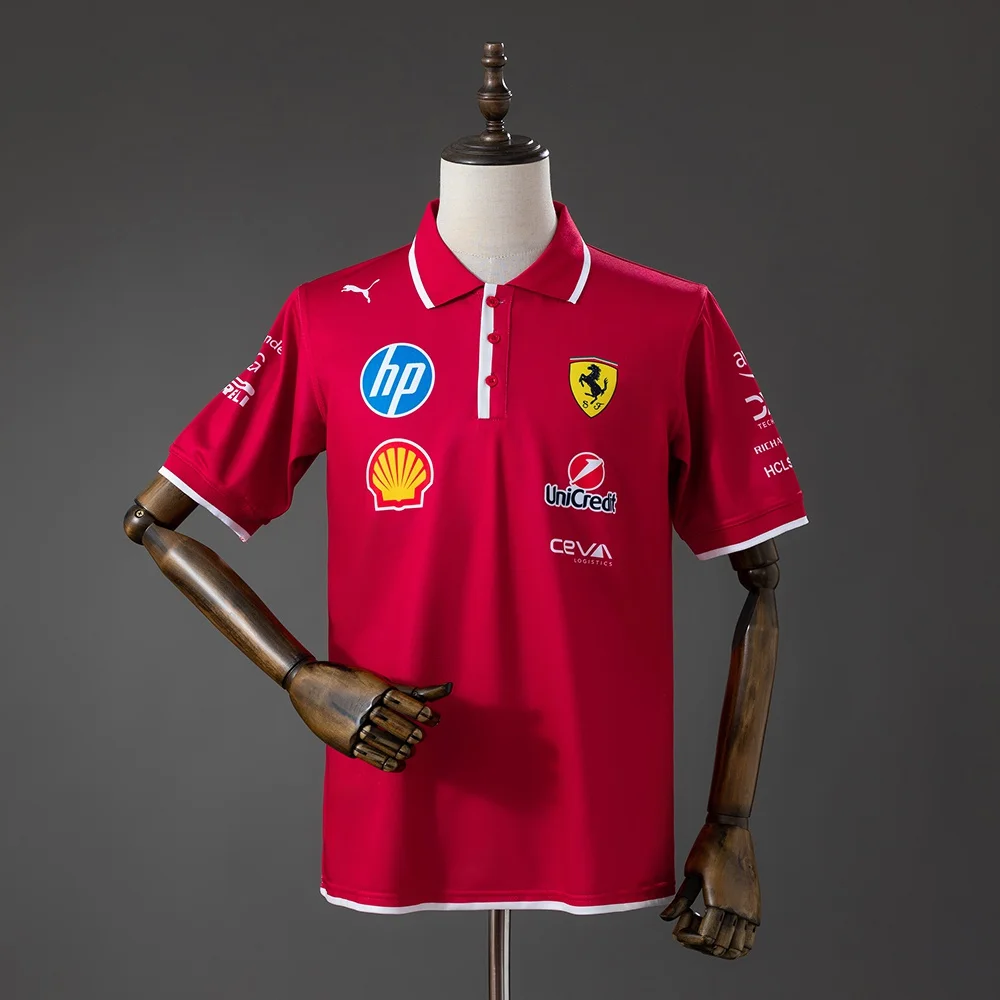 PUMA Scuderia Ferrari F1 2025 Red Polo Shirt S-2xl